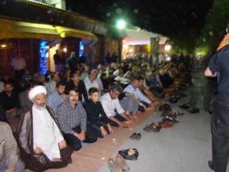 مرحوم حاج آقا اسماعیلی - مراسم افطار - رستوران کوهسار