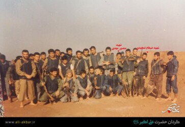 شهیدان ضیغام تمجیدی و منصور مهدی