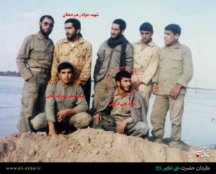 شهید علی قربانی - شهید علی معروف خانی- شهید جواد رهبر دهقان - سید رسول اعتصامی
